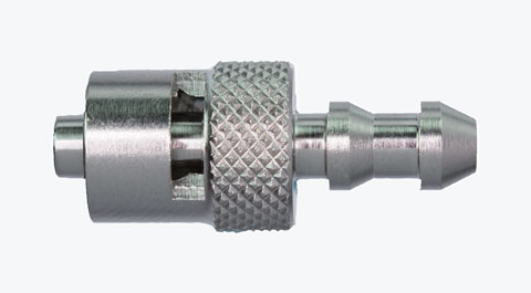 A1220 Male Luer Lock to .218" O.D. Barb (knurled)